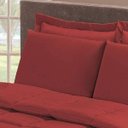 Ver imagem 5 de Kit Edredom Confort Casa Dona Dupla Face Solteiro 4 Pçs com Lençol Vermelho