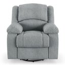 Ver imagem 1 de Poltrona do Papai Reclinável Sala de Cinema Barcelona Glider Manual Giratória Massagem USB Linho