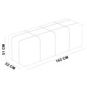 Ver imagem 7 de Kit Cabeceira Cama Box Queen com Calçadeira Roma W01 Linho Rosa - Lyam Decor