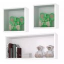 Ver imagem 6 de Nichos Decorativo Kit com 3 Unidades Branco
