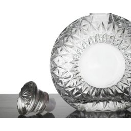 Garrafa Decanter De Vidro Redonda Retrô Licor Whisky - 3