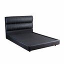 Ver imagem 2 de Cama Estofada Queen com Estrutura Reforçada e Design Moderno Bela Preto