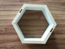 Ver imagem 3 de Nicho Hexagonal 1 Unidade Colmeia 30x25x10cm Mdf 15mm