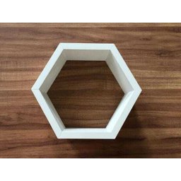 Nicho Hexagonal 1 Unidade Colmeia 30x25x10cm Mdf 15mm - 1