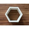 Nicho Hexagonal 1 Unidade Colmeia 30x25x10cm Mdf 15mm - 1