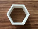 Ver imagem 1 de Nicho Hexagonal 1 Unidade Colmeia 30x25x10cm Mdf 15mm