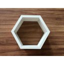 Ver imagem 1 de Nicho Hexagonal 1 Unidade Colmeia 30x25x10cm Mdf 15mm