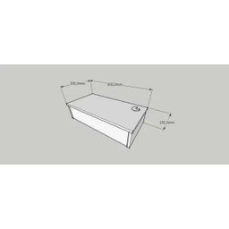 Mesa de Cabeceira Suspenso Prateleira para Computador e Notebook - 5