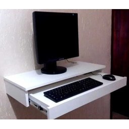 Mesa de Cabeceira Suspenso Prateleira para Computador e Notebook - 1