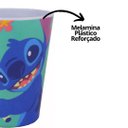 Ver imagem 4 de Jogo Refeição Infantil Melamina Stitch Disney 4 Peças Incluso Lugar Americano - Tuut