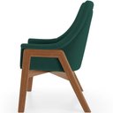 Ver imagem 7 de Kit 02 Poltronas Decorativa Sakura L02 Bouclê Verde - Lyam Decor