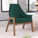 Ver imagem 3 de Kit 02 Poltronas Decorativa Sakura L02 Bouclê Verde - Lyam Decor