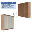 Ver imagem 4 de Guarda-Roupa Casal MDF 3 Portas Correr c/ Gavetas Montclair