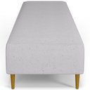 Ver imagem 7 de Puff Decorativo Sala de Estar Bali W01 Pés Palito 170x60cm Linho Cinza - Lyam Decor