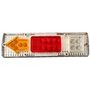 Ver imagem 2 de Par Lanterna Traseira Caminhão Carretinha Led 12v 29,5cm Luz Seta Ré Freio Lorben