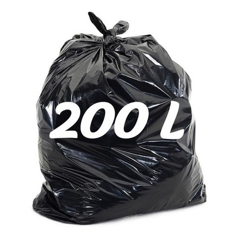 Saco de Lixo Reforçado 200 Litros - 100 Unidades - Micra P8