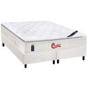 Ver imagem 1 de Cama Box Queen: Colchão Molas Ensacadas Castor Gold Star Slx Vitagel One + Base White(158x198)