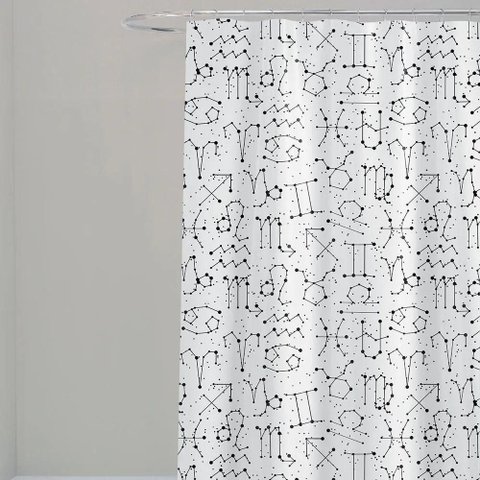 Coina Box Poliéster Zodíaco 198x180cm - Uzoo Cortina Box Poliester 1.98x1.80m Zodiaco 829966