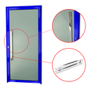 Ver imagem 2 de Porta Alumínio Murano c/Puxador e.Azul 100 Brimak