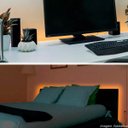 Ver imagem 5 de Fita Led 3000 16w 5 Metros 240 Leds Kit 4 Unidades Quarto Sala Casa Apartamento Gesso Teto Rebaixado