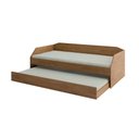Ver imagem 5 de Bicama Solteiro Duo com Cama Auxiliar em Mdf Premium Amendoa