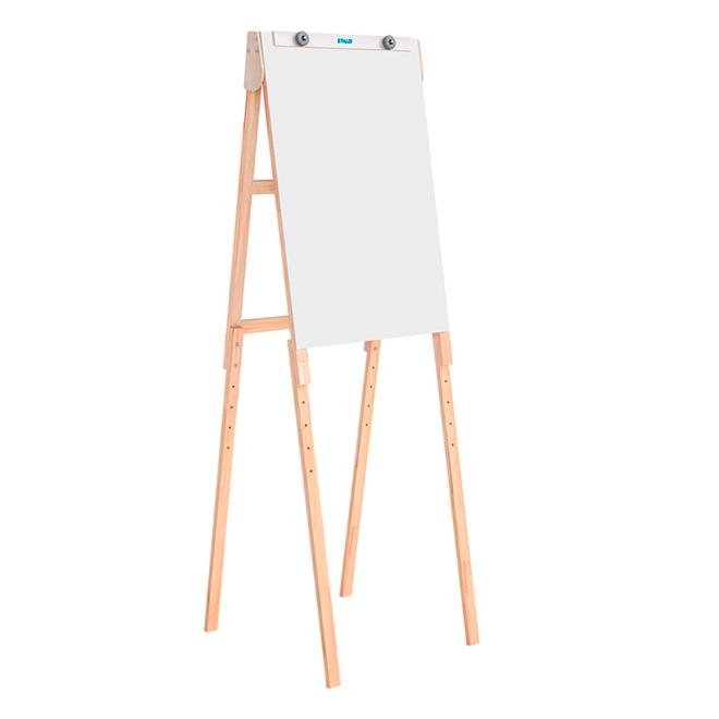 Cavalete para Quadro Flip Chart Stalo 8412 Compact Line Branco