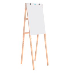 Cavalete para Quadro Flip Chart Stalo 8412 Compact Line Branco - 1
