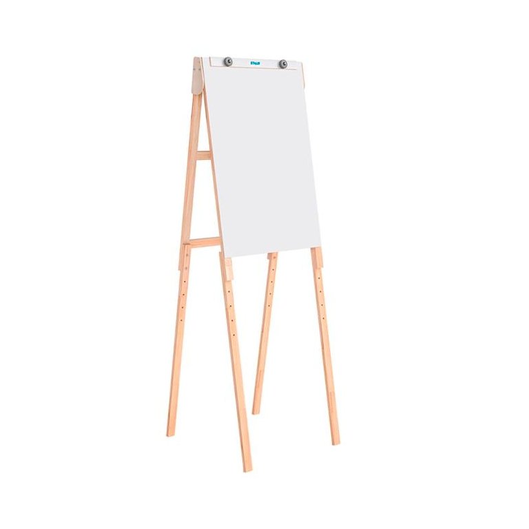 Cavalete para Quadro Flip Chart Stalo 8412 Compact Line Branco