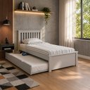 Ver imagem 1 de Cama + Cama Auxiliar Solteirão Ecoconfort Branco