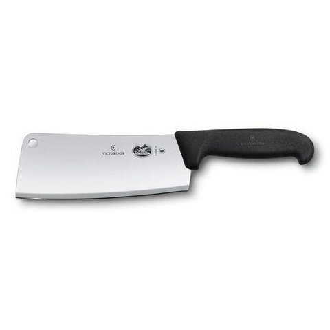 Cutelo profissional 31cm lâmina 18cm Swiss Made Victorinox 5.4003.18 - Inox/Preto