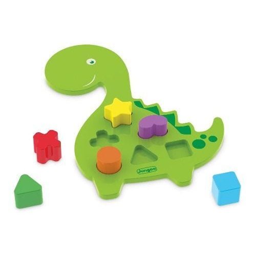 Brinquedo Educativo Quebra-cabeça De Madeira Dinossauro Dino Peças De  Encaixe - SPP