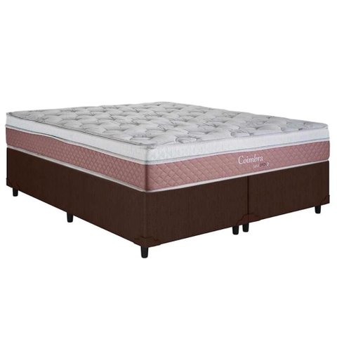 Cama Box Crc King +Colchão Molas Bonnel Coimbra Herval 193x203