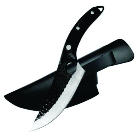 Faca Tatica Multiuso Camping Churrasco com Bainha de Couro