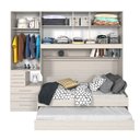 Ver imagem 3 de Dormitório de Solteiro Transversal sem Cama 1326s Carvalho Claro