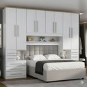 Ver imagem 1 de Guarda Roupa de Casal sem Cama 1223S Branco