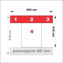 Ver imagem 4 de Guarda Roupa de Casal com Cama Embutida 1223 Branco