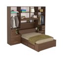 Ver imagem 2 de Guarda Roupa de Casal com Cama Embutida 1223 San Remo