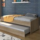 Ver imagem 5 de Dormitório de Solteiro Transversal 1326 Castanho