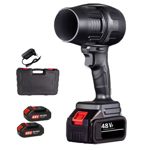 Soprador Turbo Fan 130.000 Rpm Potente Bateria Recarregavel Maleta Limpeza Casa Jardim Quintal Folha