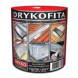 Fita Manta Asfáltica Multiuso 20cm X 10m Dryko - 1