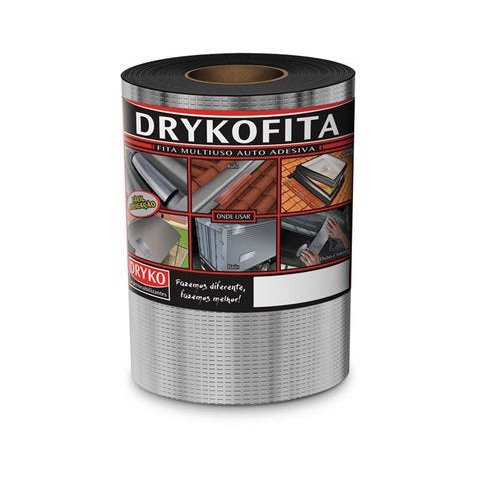 Fita Manta Asfáltica Multiuso 15cm X 10m Dryko