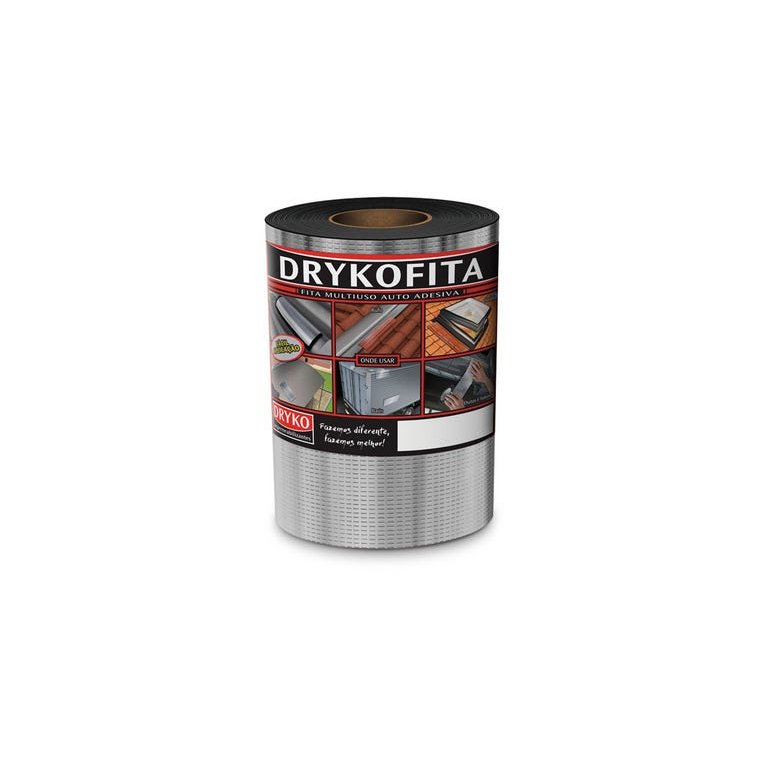 Fita Manta Asfáltica Multiuso 15cm X 10m Dryko