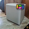 Puff Banqueta Quadrado Cubo em Corino Corano®:bege - 3