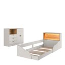 Ver imagem 3 de Quarto Infantil Cama Montessoriana e Cômoda Lille Cj080 Arenas