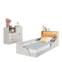 Ver imagem 2 de Quarto Infantil Cama Montessoriana e Cômoda Lille Cj080 Arenas