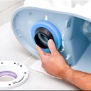 Ver imagem 7 de Conjunto Tubo de Ligação 25cm para Bacia Sanitária Branco +anel de Vedação para Vaso Sanitário