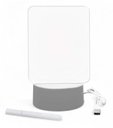 Ver imagem 4 de Kit 2 Luminária de Mesa Led com Tela para Escrever 16x10cm