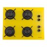Cooktop a Gás 4 Bocas Amarelo Fornello Bivolt - 1