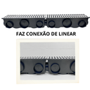Ver imagem 4 de Ralo Completo Externo Aluminio 15x50 com Tela e 11 Saídas