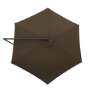 Ver imagem 7 de Ombrelone Bel Veneza 3 Metros Guarda Sol de Piscina, Varanda e Jardim Suspenso - Marrom